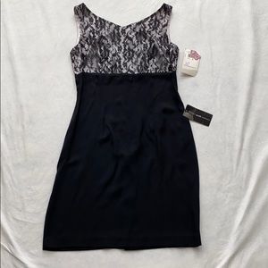 NEW W/ TAGs black lace dress size 08